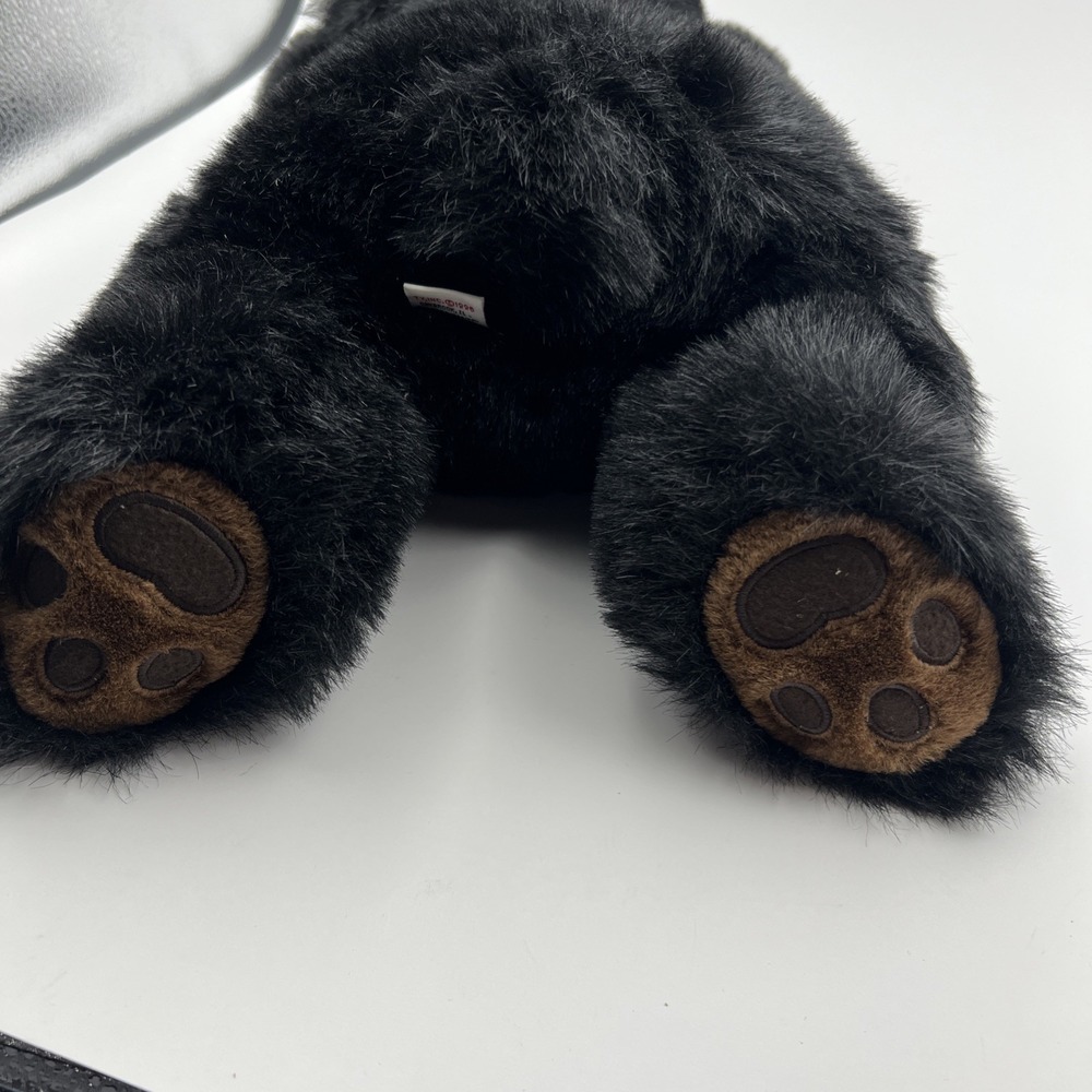 Ty 1996 Beanie Buddies Baby Paws Black Bear Stuffed Animal 18" - Picture 11 of 14